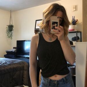 Dee Elly Cross Front Tank Top